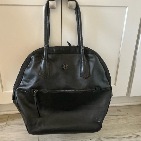 Lululemon sweat once a day bag athletic gym yoga travel bag black - Picture 3 of 15